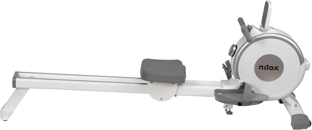 Nilox Rowing Machine XR1 Rudergerät, zusammenklappbar, für Zuhause, mit magnetischem Schwungrad, 3 k