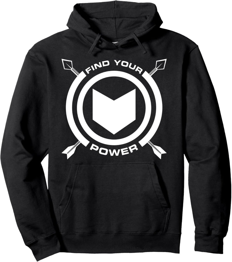 Marvel Hawkeye Find Your Power Simple Logo Pullover Hoodie