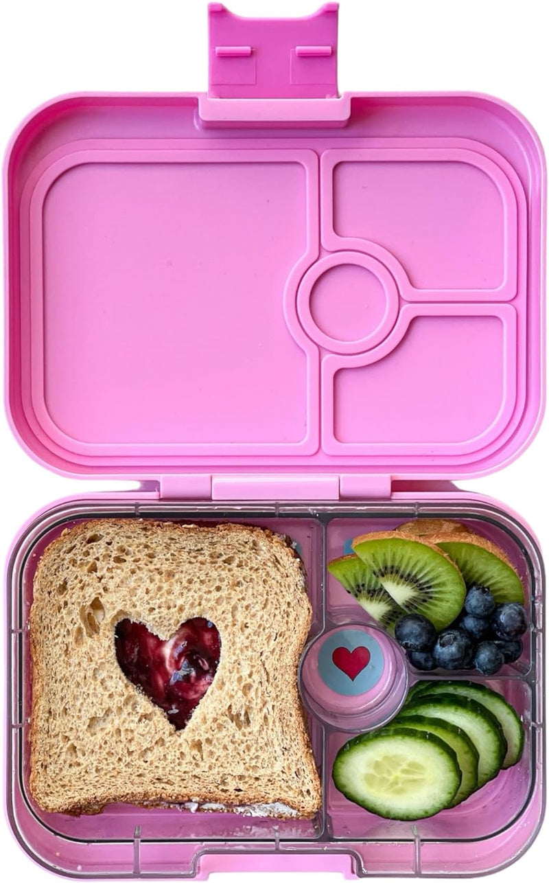 Yumbox Panino M Lunchbox (Fifi Pink) - mittelgrosse Brotdose mit 4 Fächern | Kinder Bento Box für Ki