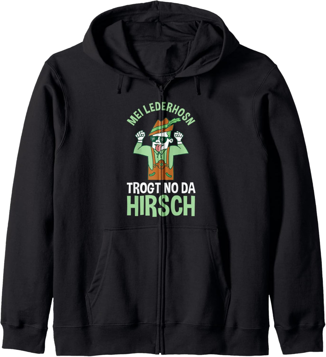 Trachten Lederhosen Oktoberfest Kapuzenjacke