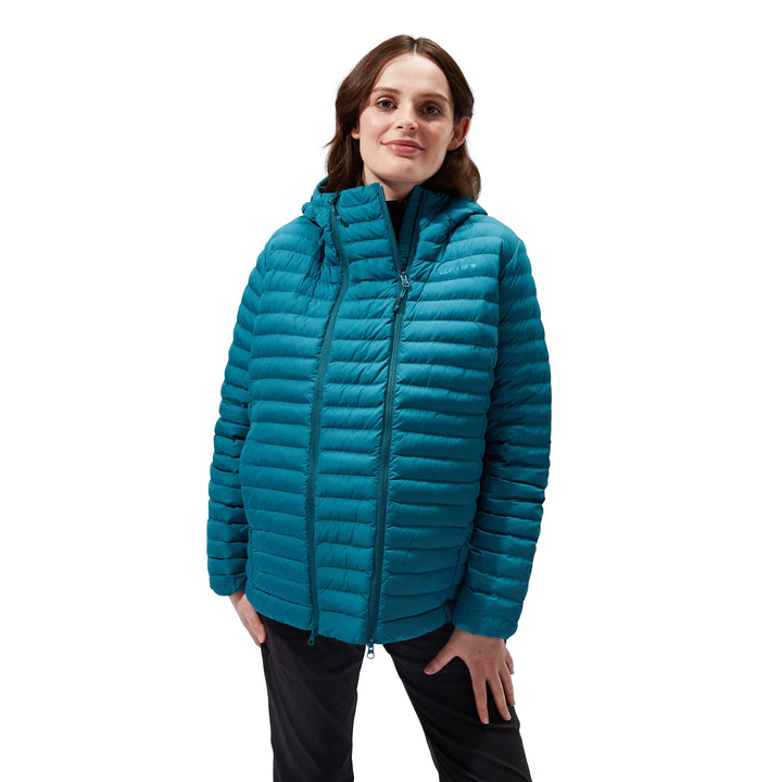 Berghaus Damen Nula 2-in-1-Isolierjacke mit Kapuze für die Schwangerschaft, warm Jacke 38 Deep Ocean