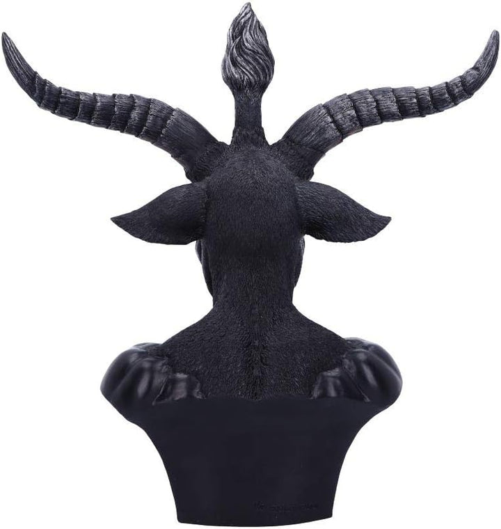 Nemesis Now Himmlische Baphomet-Büste, Polyresin, 33 cm, Schwarz/silberfarben