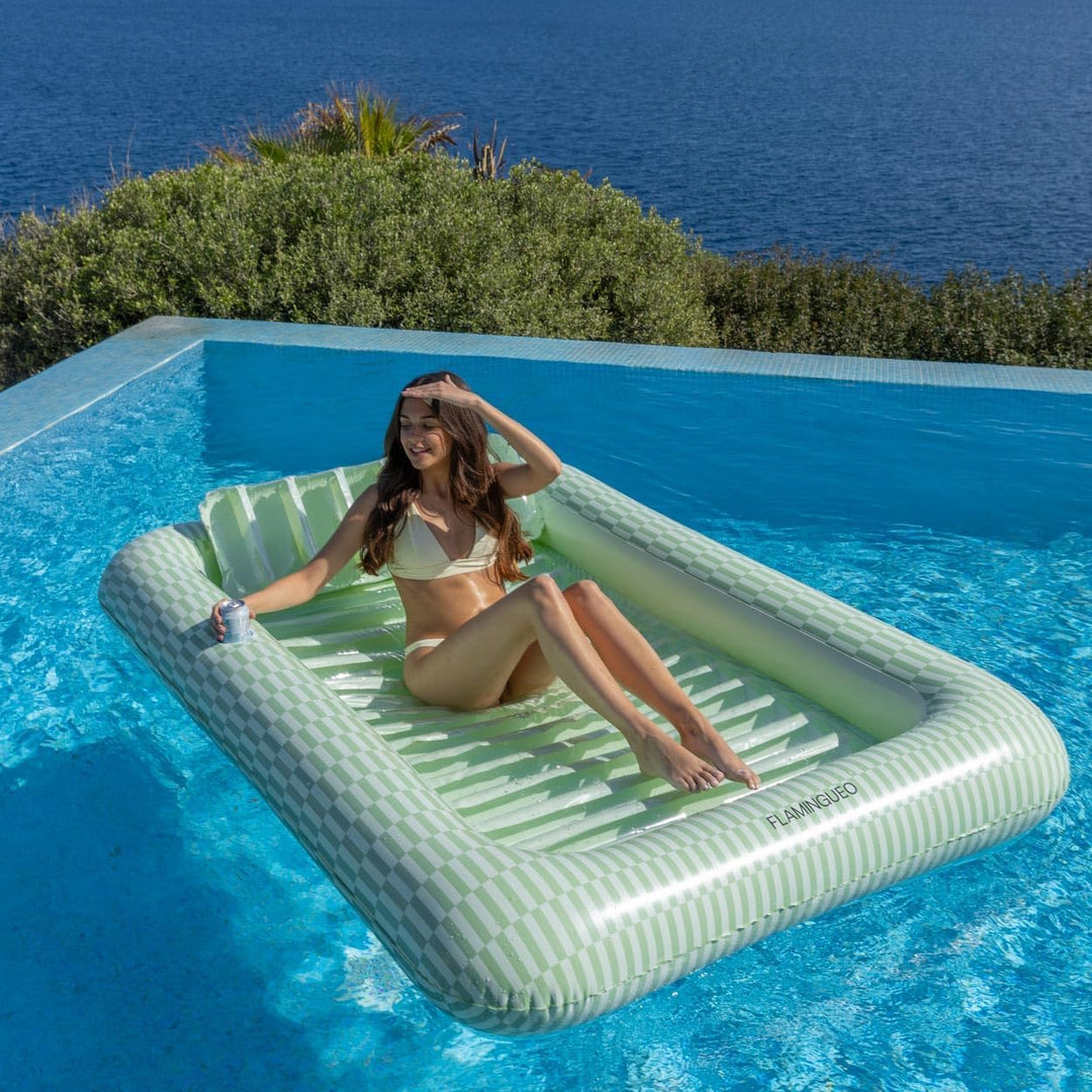Flamingueo Luftmatratze Pool - Wassermatratze, Schwimmmatratze, Luftmatratze Strand, Wasserhängematt