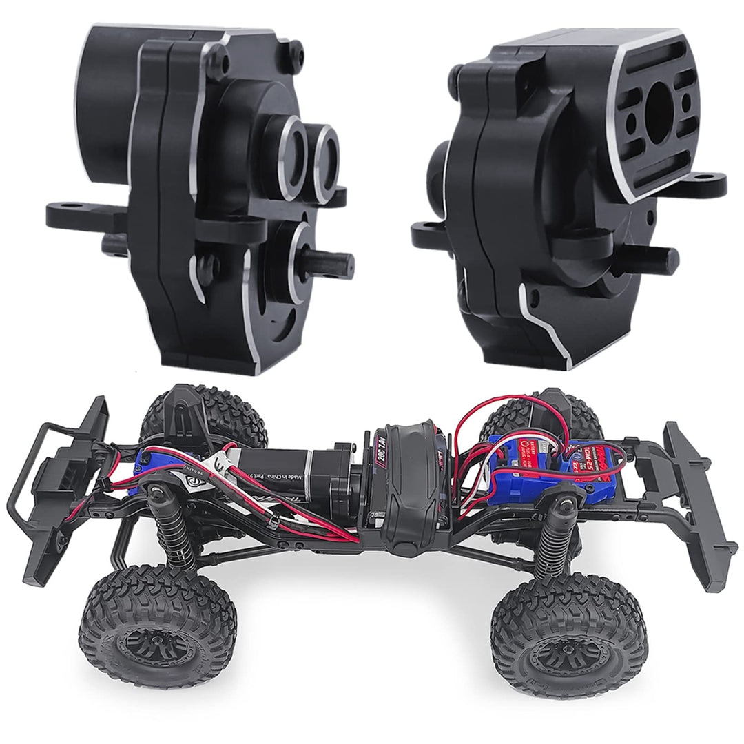 Runup Metallgetriebe Montage-Getriebe mit internen Zahnrädern für 1/18 RC Crawler Auto TRX4M 9791 Br