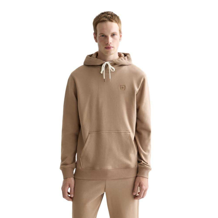 Scotch & Soda Herren Essential Badge Logo Hooded Sweatshirt XL Amphora, XL Amphora