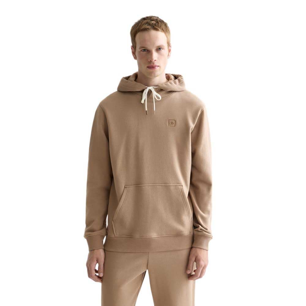 Scotch & Soda Herren Essential Badge Logo Hooded Sweatshirt XXL Amphora, XXL Amphora