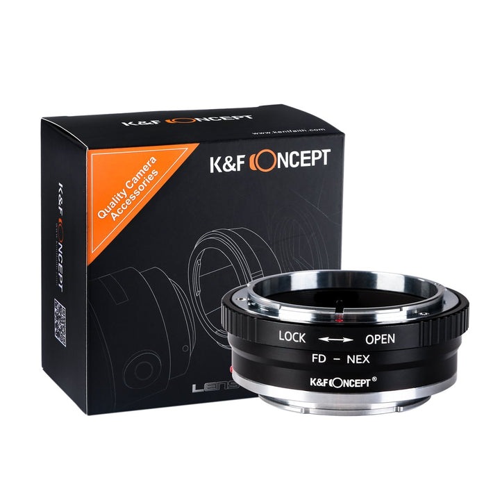 K&amp;F Concept® FD-NEX II Kupfer-Bajonett Objektivadapter,Adapter Ring,Canon FD Adapter,Objektiv Adapte