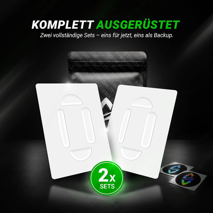 SensoryBoost DPS Glides (2 Sets) – für Logitech MX Master 3s, 3 | SPEED – Mouse Skates für ultraschn