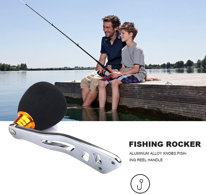Power Handle for Calcutta Fishing Reel,Angelrolle Griff Ersatz Power Knob Vollmetall Baitcasting Ang