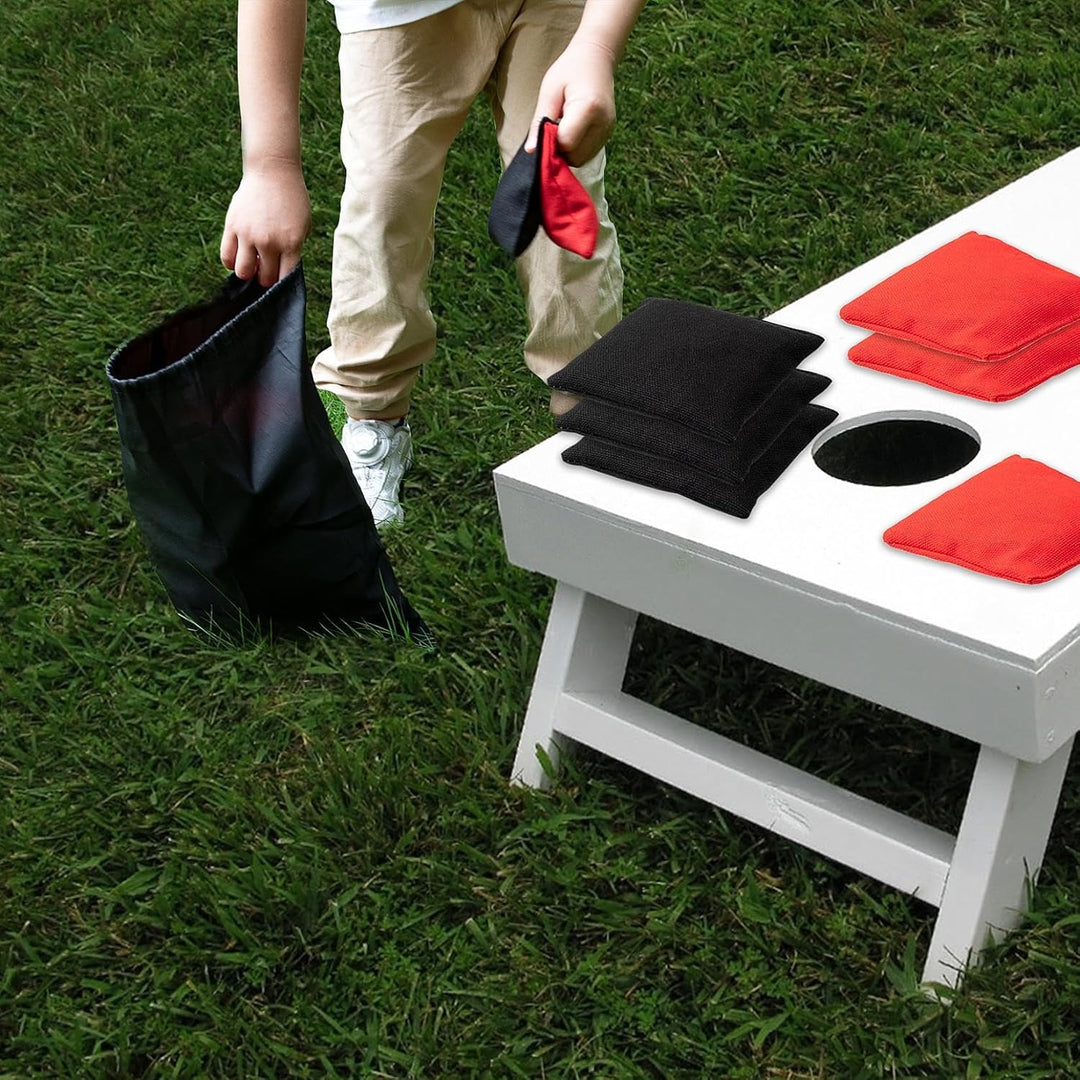 10 Stück Cornhole Säckchen 10X10cm,Bean Bag Wurfspiel Set für Kinder,Fun Sports Games Sitzsack für P