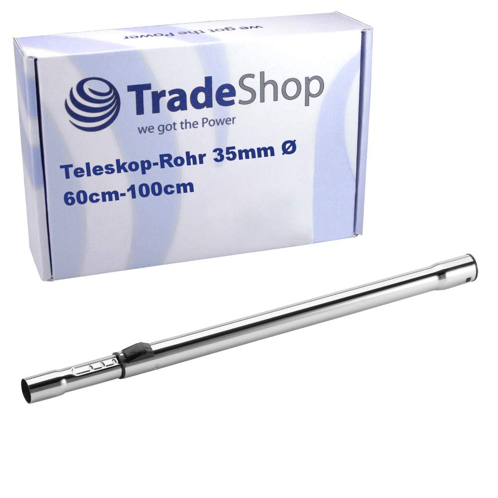 Trade-Shop Universal Teleskop-Rohr für 35mm Ø Staubsauger/Ersatz Rohr Staubsaugerrohr, längenverstel