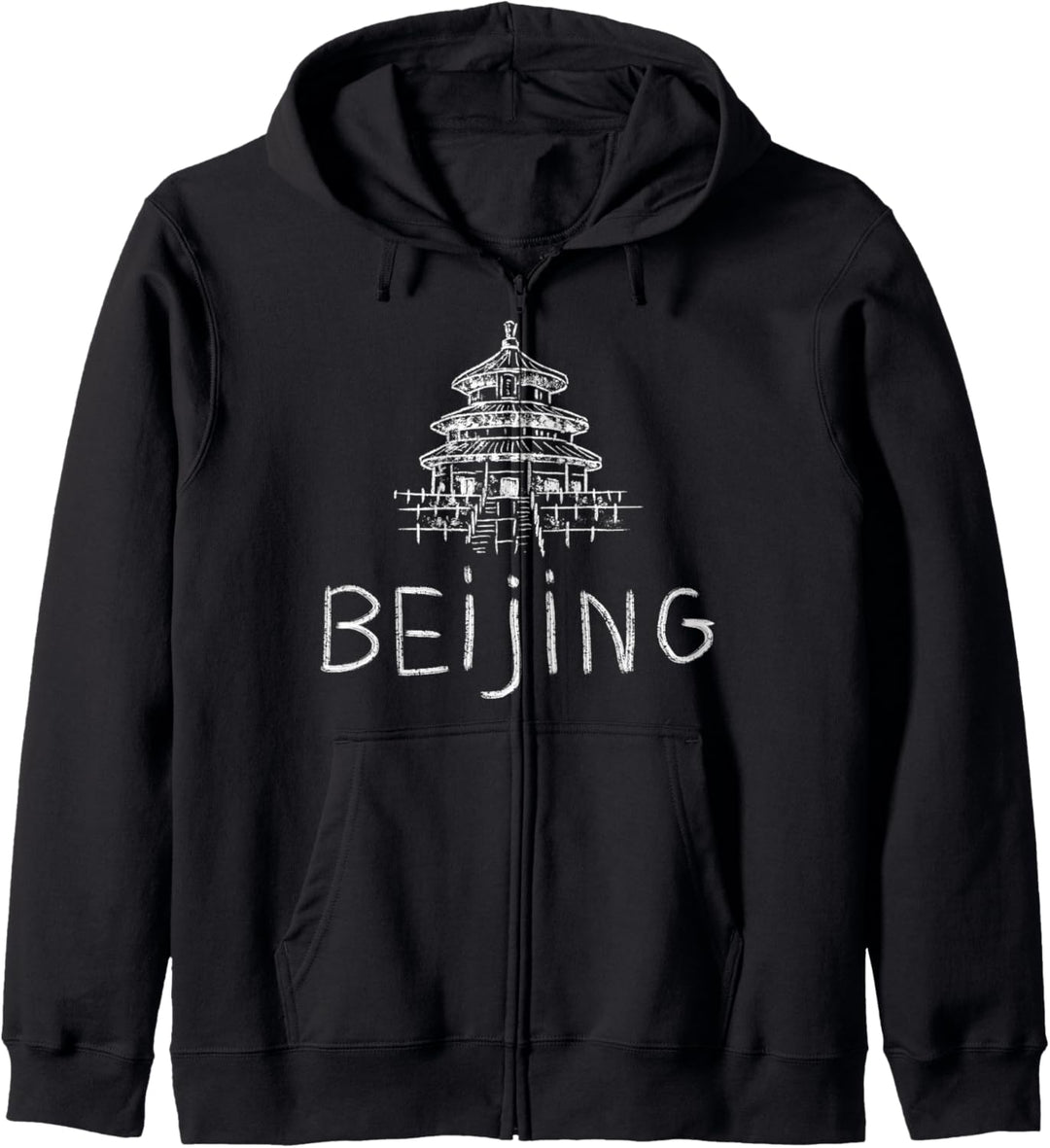 Beijing China Kapuzenjacke