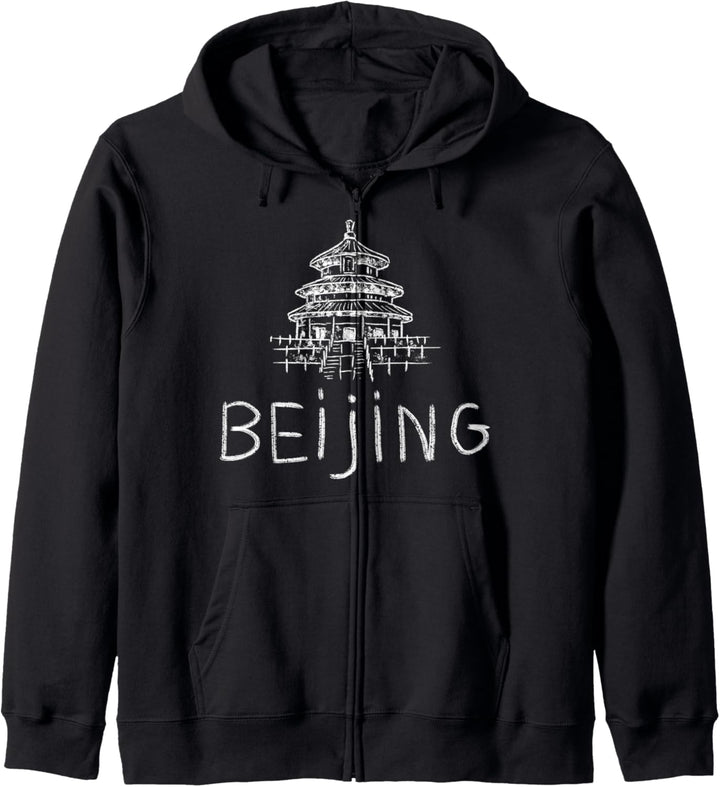 Beijing China Kapuzenjacke