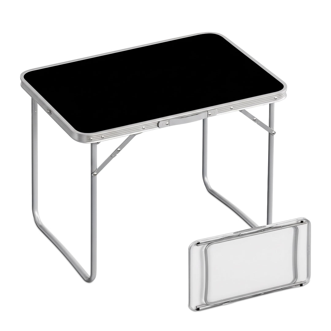 Relaxdays Campingtisch, Faltbarer Beistelltisch, HBT 68,5 x 80 x 60 cm, Camping & Picknick, Klapptis