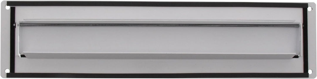 Burg-Wächter Aussen-Einwurfblende, Aluminium/Verzinktes Stahlblech, Porta 797 W, Weiss, Weiss