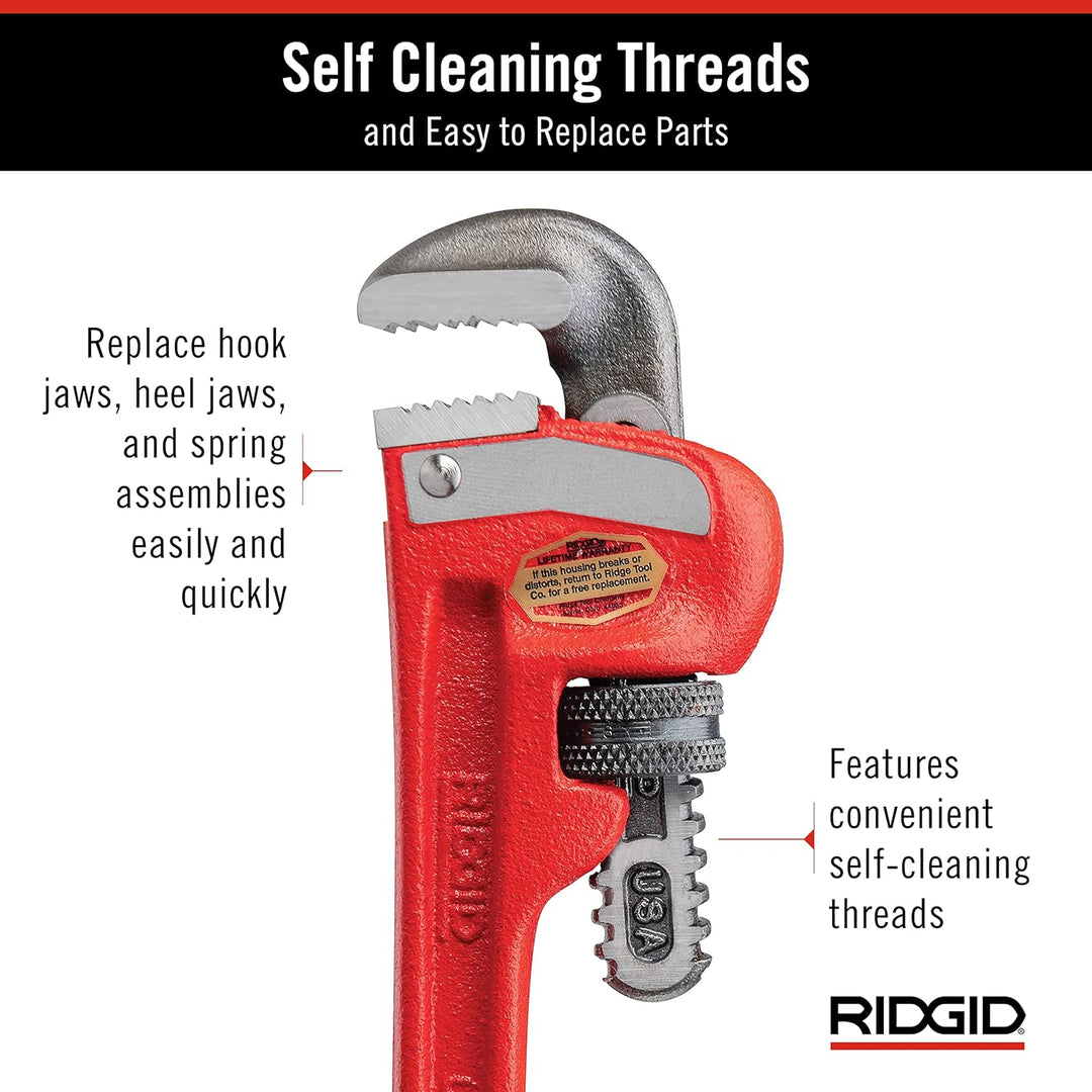 RIDGID 31000 Modell 6" gerade Rohrzange für schwere Beanspruchung, 6" Sanitär-Schraubenschlüssel 6 i