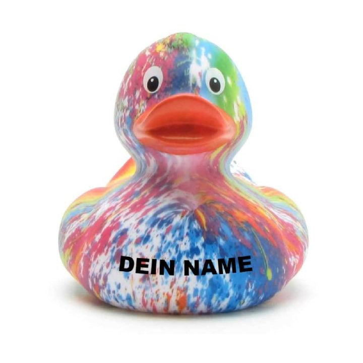 Badeente - personalisierbar (Rainbow), Rainbow