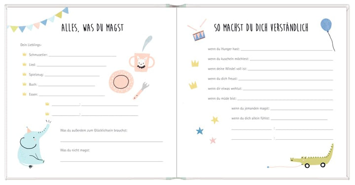 Babyalbum - Unser Baby (Alben & Geschenke fürs Baby), Gebundenes Buch