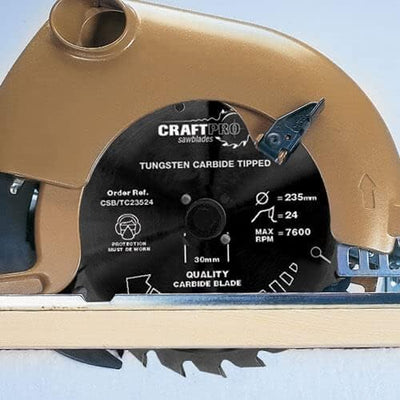 Trend CraftPro TCT-Sägeblatt, 315mm Durchmesser x 24 Zähne x 30mm Bohrung, Hartmetallbestückt, CSB/3