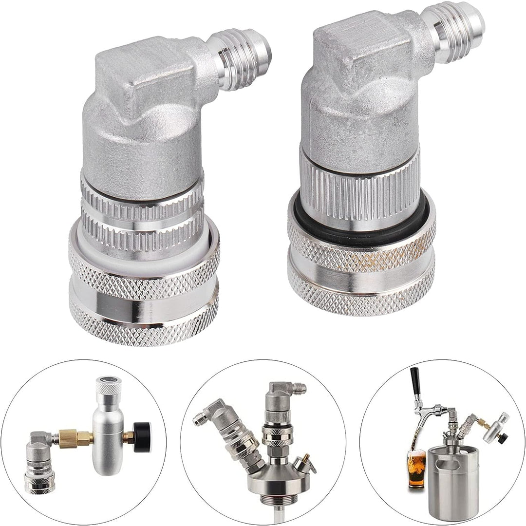 HEEPDD No Leakage Durable Easy to Distinguish Ball Lock Disconnect Stainless Steel, Ball Lock for Be