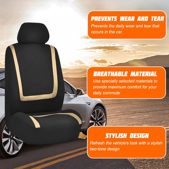 JNNJ 9 Stück Klassisch Autositzbezüge Sitzschoner Auto Schonbezug Autositz, Autositzbezüge Komplette