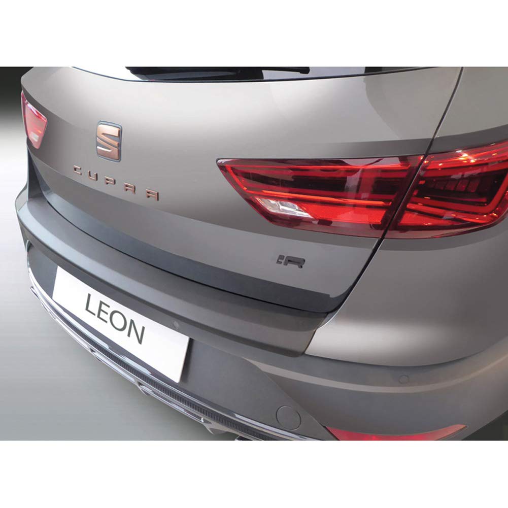ABS Heckstossstangenschutz kompatibel mit Seat Leon (5F) ST S/SE/FR/X-Perience/Cupra 2017-2020 Schwa