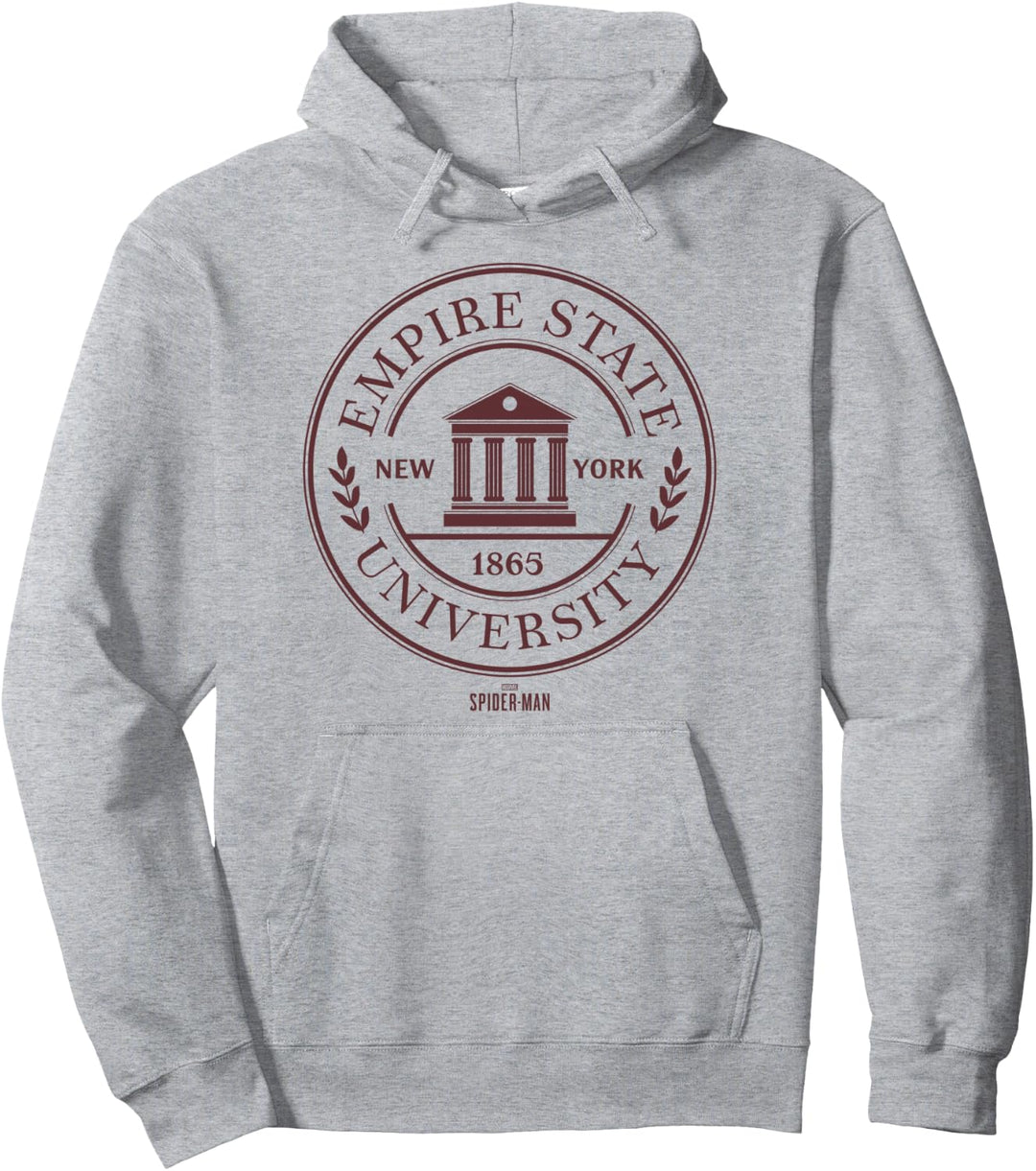Marvel Spider-Man Game Empire State University Logo Pullover Hoodie