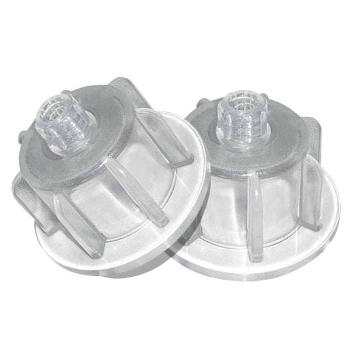 Karl Dahm Zughauben Set transparent für Fliesenstärke 3-12 mm, 150 Stück + Eimer – Geeignet für Leve
