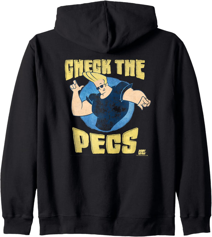Johnny Bravo Check the Pecs Kapuzenjacke
