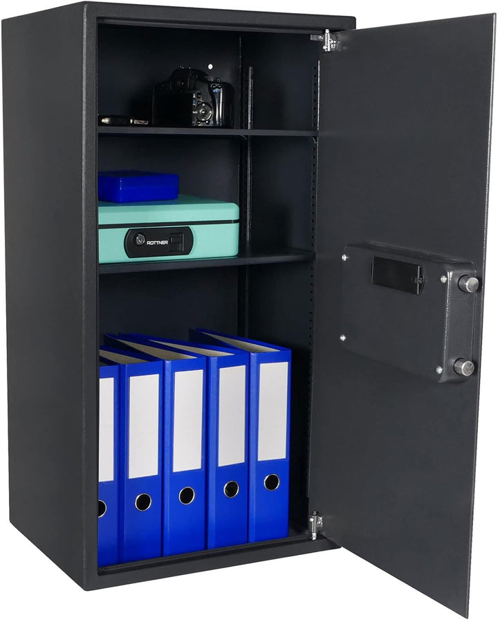 Rottner Möbeltresor Noah 6 Elektronikschloss mechanische Notöffnung BxHxT 45x85x36 cm 2 herausnehmba