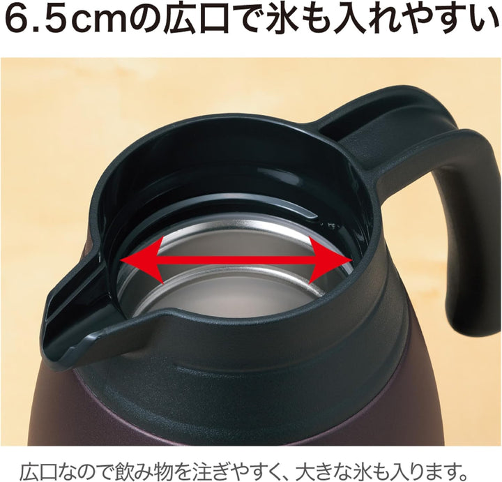 Zojirushi SH-RA15-XA Edelstahltopf 1,5 L Edelstahl 1.5-Liter Rostfrei, 1.5-Liter Rostfrei