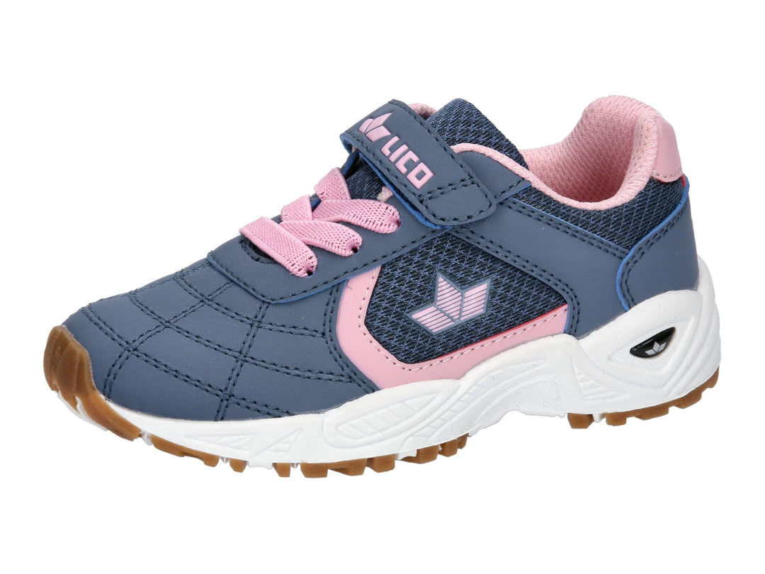 Lico Unisex Kinder Benchy Vs Sneaker 41 EU Grau Rosa, 41 EU Grau Rosa