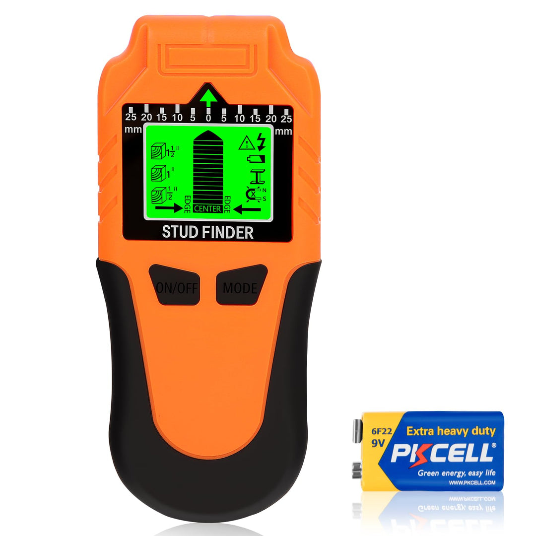 Leitungssuchgerät 6-in-1 Wandscanner – Multifunktionaler Balkenfinder mit LCD-Display & akustischem