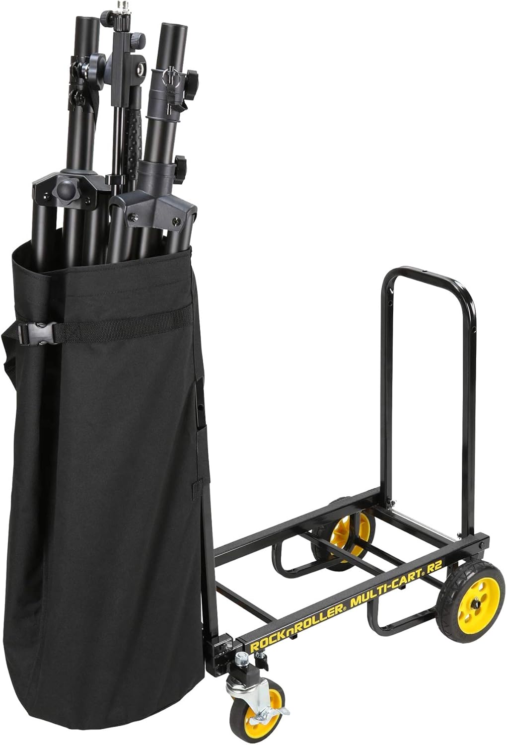 Rock-N-Roller Henkeltasche mit festem Boden für R2 Multi-Carts (RSAHBR2) schwarz, Für R2