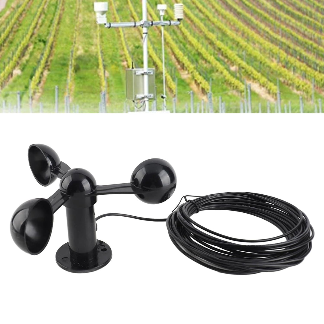 Drei -Tasse -Anemometer -Sensorwindgeschwindigkeits -Becher -Detektor mit 8 M Wasserfestem Kabel, 4