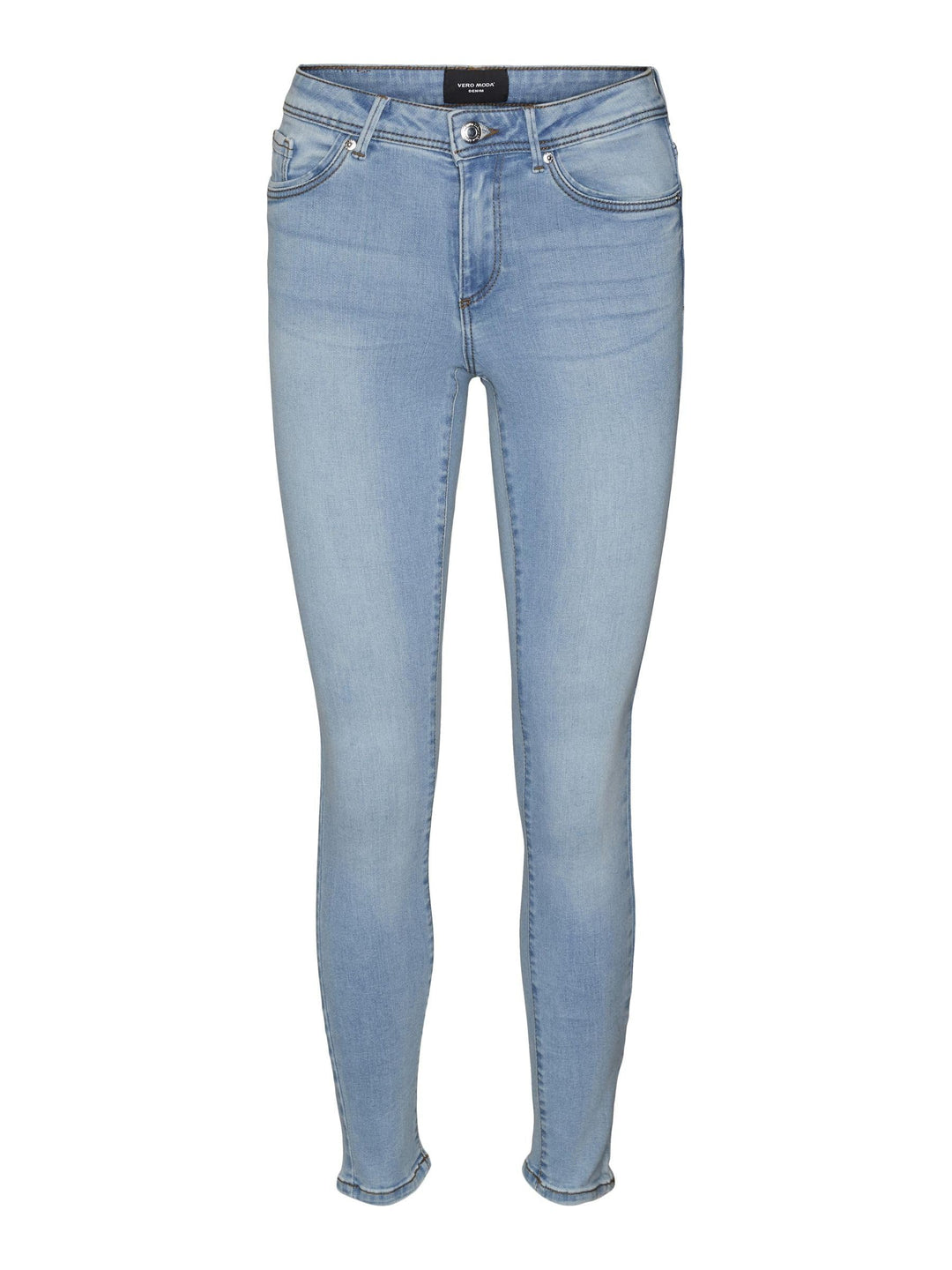 VERO MODA Damen Jeans 10222154 XS / 34L Light Blue Denim, XS / 34L Light Blue Denim