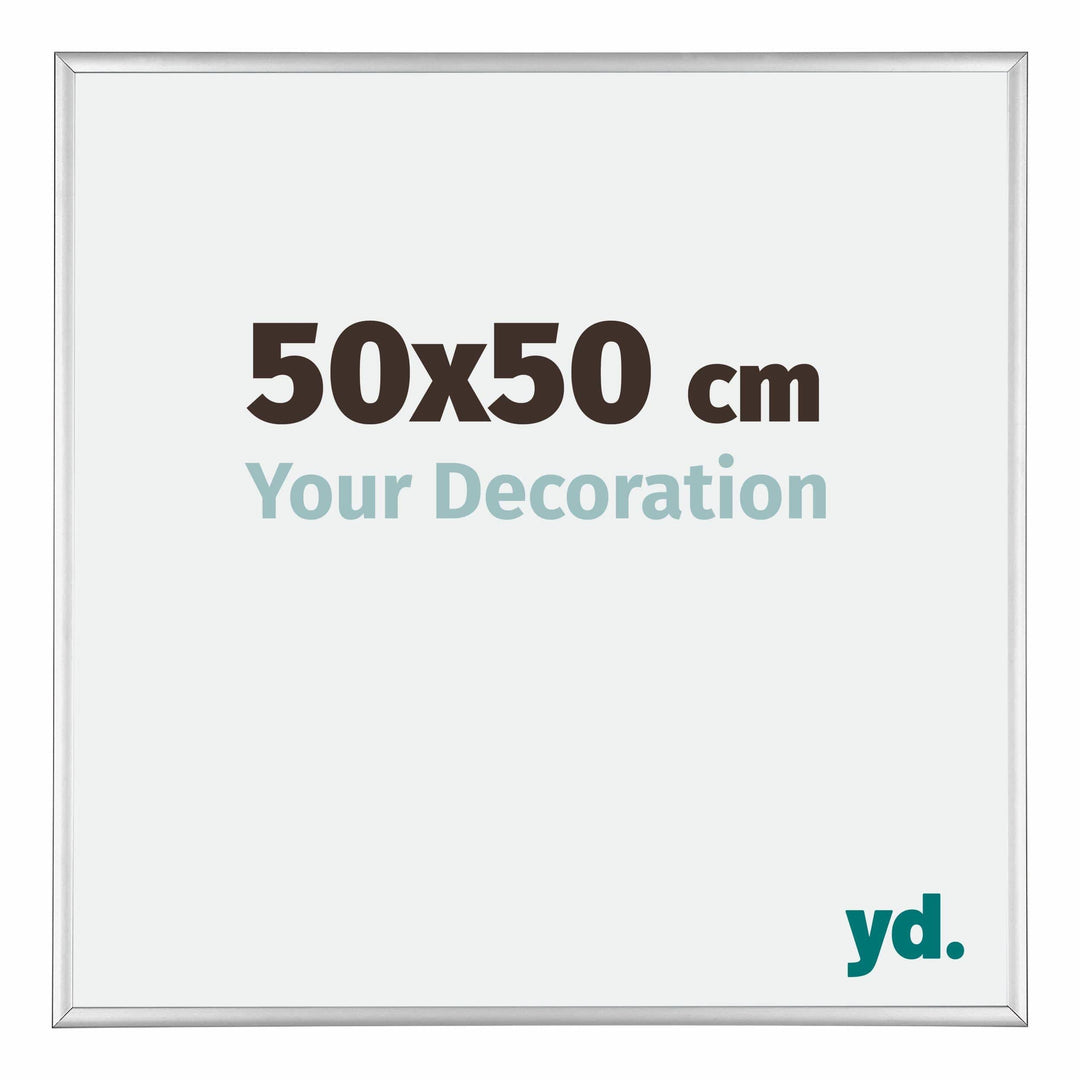 yd. Your Decoration - Bilderrahmen 50x50 cm - Bilderrahmen aus Aluminium mit Acrylglas - Antireflex