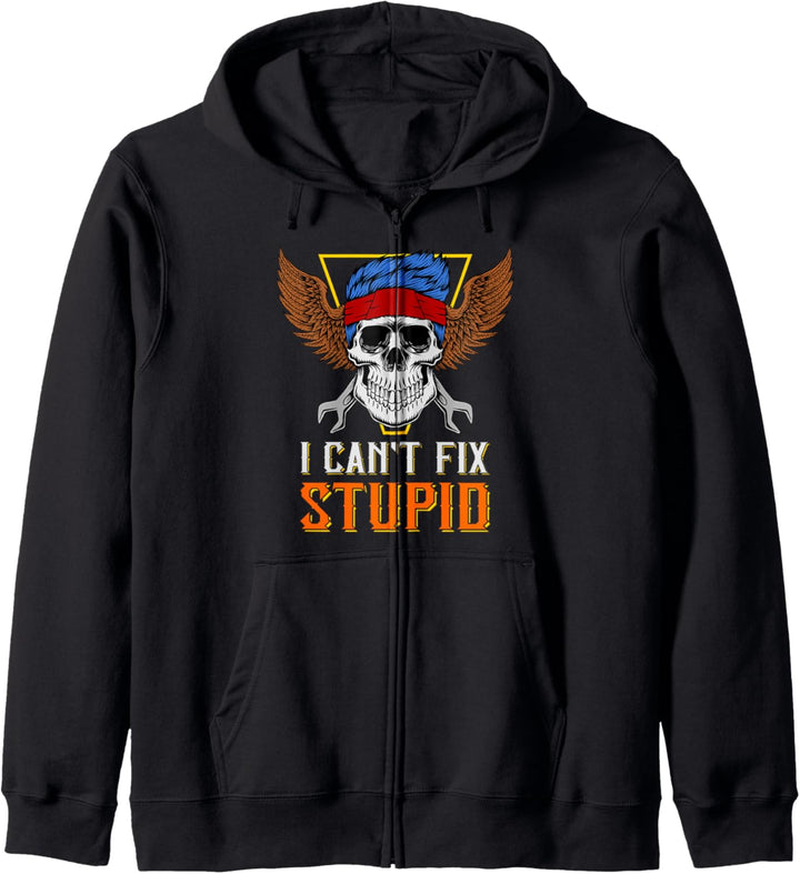 Ich kann Dummheit nicht reparieren - Geschenk des Kapuzenjacke