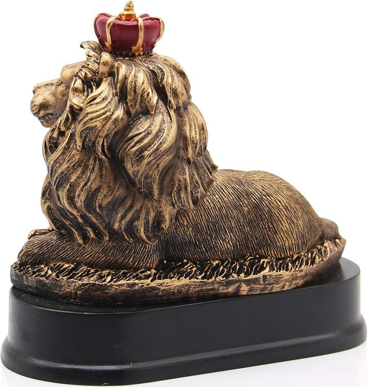 H&amp;W König der Löwen, Statue, 12,7 cm H Büro-Schreibtisch-Dekoration, nordischer Stil, Dekoration für