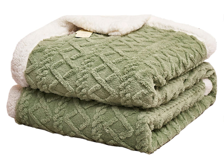 Hayisugal Flauschige Sherpa Kuscheldecke - hochwertige Schafdecke, super weiche Fleecedecke als Sofa