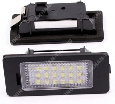 akhan KB11 - Fehlerfrei Kennzeichenbeleuchtung, Nummerschildbeleuchtung Xenon Weiss Plug&Play CanBus