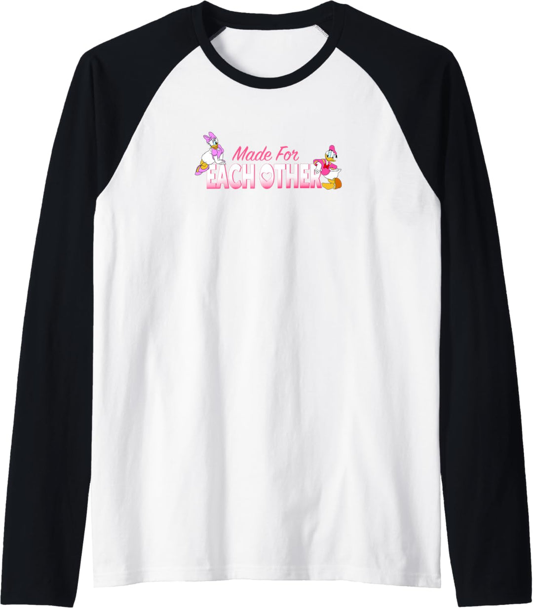 Disney Mickey & Friends Valentinstag Made For Each Other Raglan
