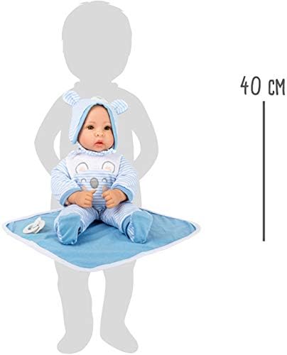Small Foot Puppe Lukas inkl. ausziehbarer Bekleidung, Schnuller und weicher Kuscheldecke, Rollenspie