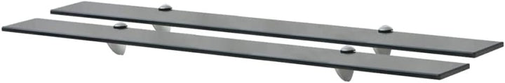 vidaXL 2X Regal Schwebend Wandregal Glasregal Glasboden Glasablage Badablage Wandablage Badregal Abl