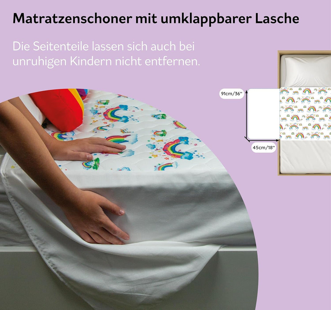 Bedwetz Töpfchen Ausbildung Bett Unterlage | Wásserdicht Matratzenschoner | Bettnässen Blätter | fü