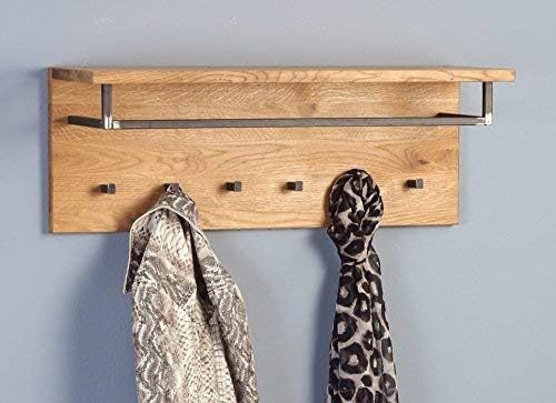 M2 Kollektion 831522 Bolton Garderobe, Holz, wildeiche, 80 x 30 x 26 cm