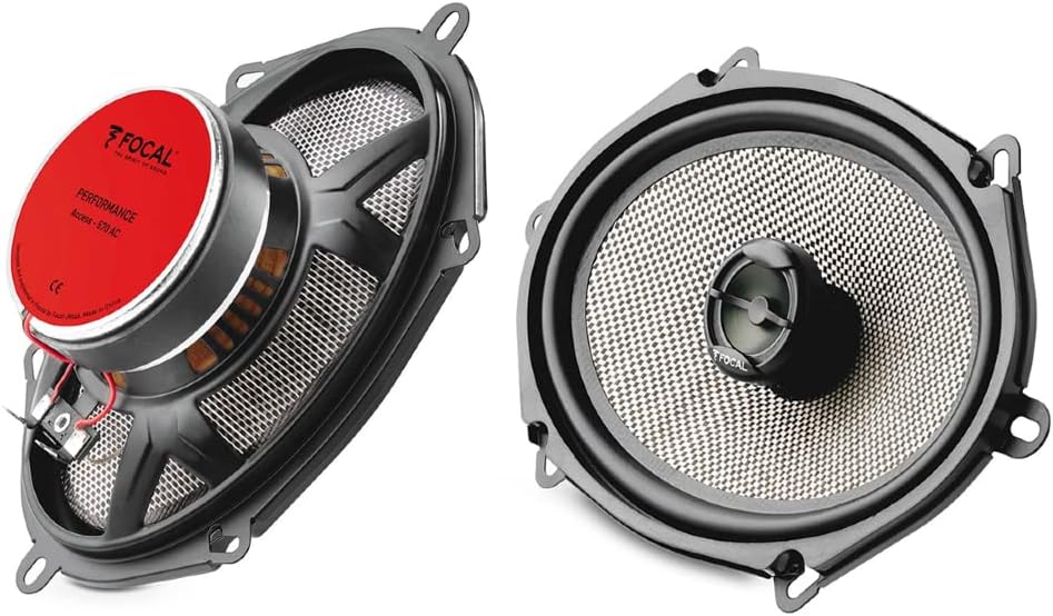 KIT Set FÜR Focal Access 570AC 570 AC 2 ovale Koaxiallautsprecher 2-Wege 5 x 7 13 x 18 cm 60 Watt RM