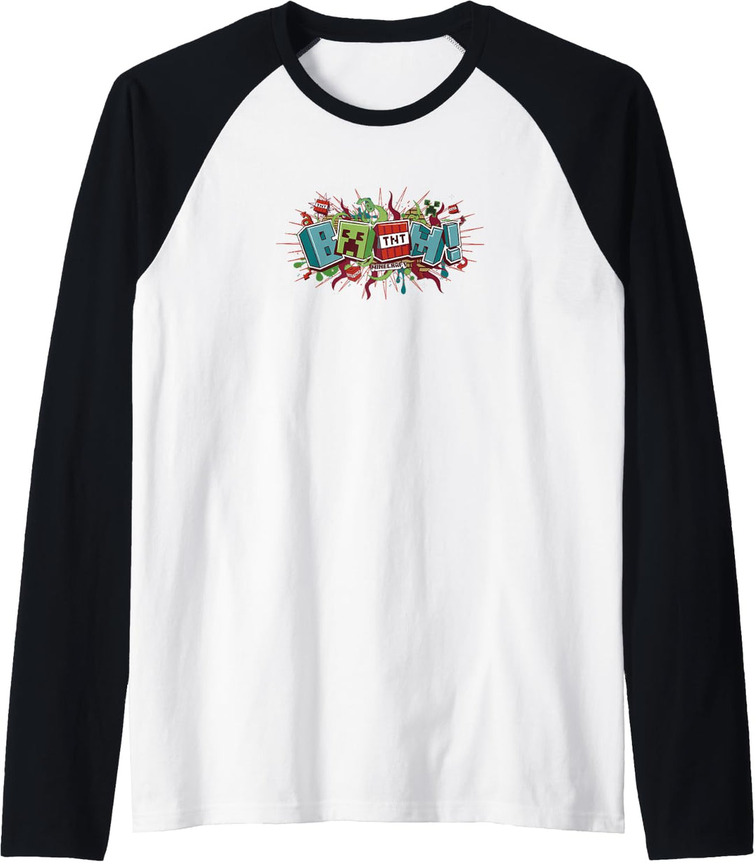 Minecraft Funtage BOOM! TNT-Explosion Raglan