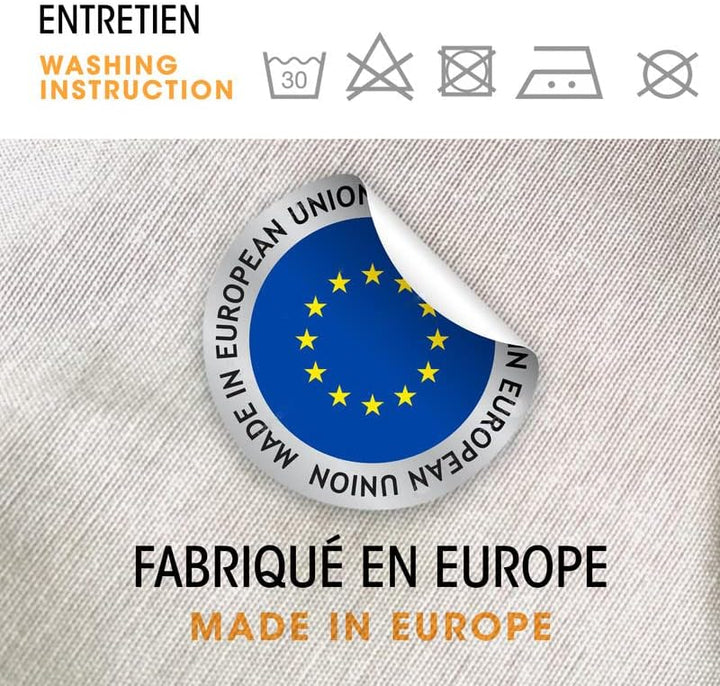 Betthusse 200x200 Grau - 4 Rüschen von 30 cm für Erwachsenenbett – Bettrock 200 x 200 cm, Lattenrost