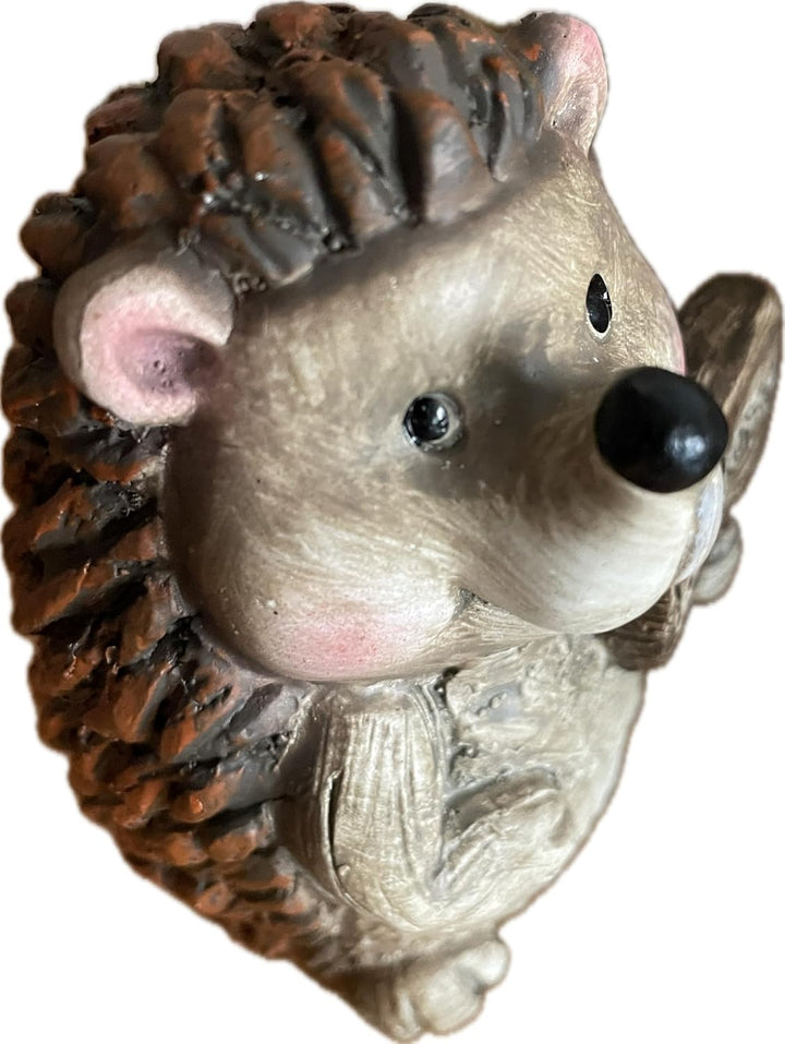 khevga Deko-Figuren Herbstfiguren aus Terracotta Igel Polyresin 3er Set 4er Set (3), 3